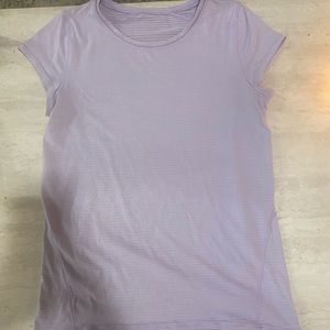 Light purple LuLu Lemon T Shirt